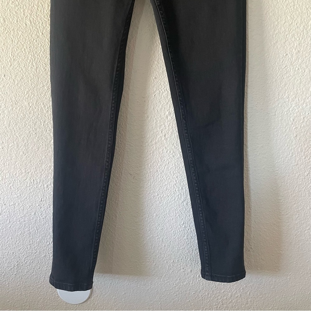 Zara Mid-Rise Skinny Jeans Women’s 4 Black Stretch Casual Basic Z1975 Minimalist - Picture 7 of 13